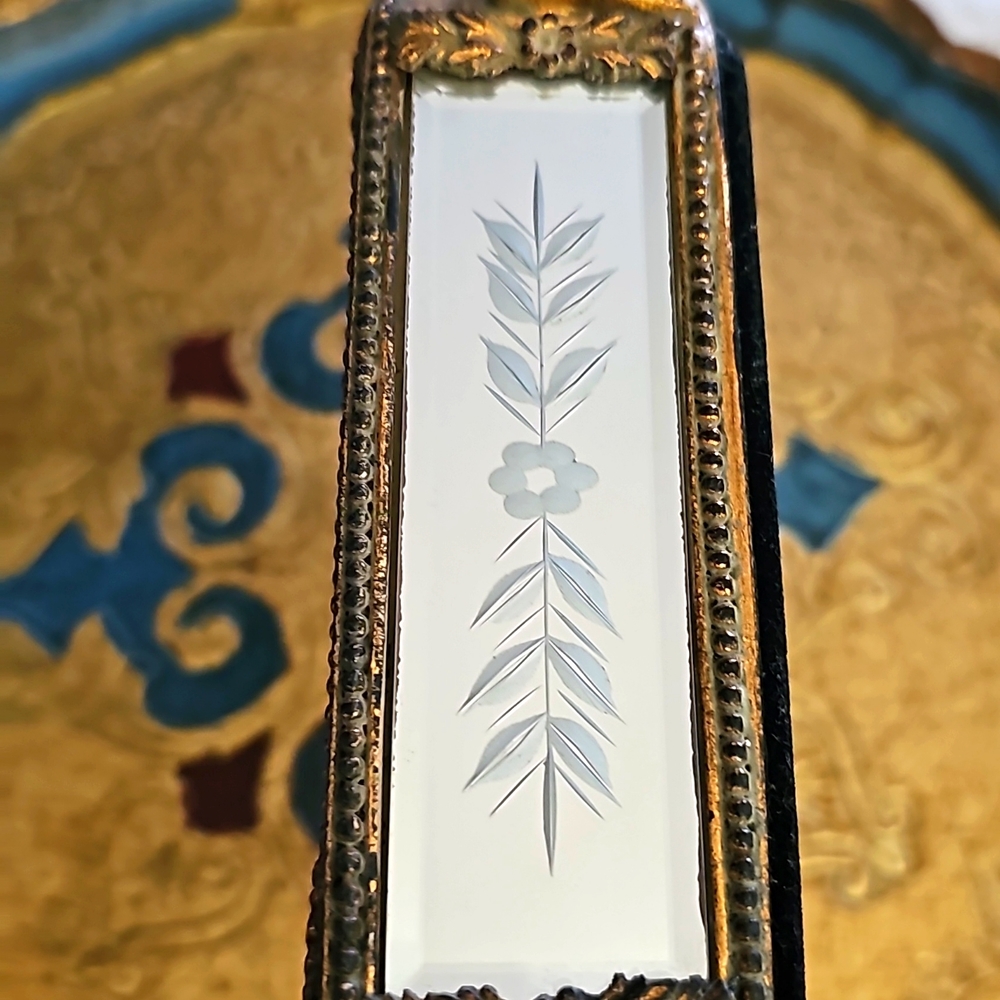 Vintage Venetian Murano Glass Mantel Clock - Picture 3 of 8